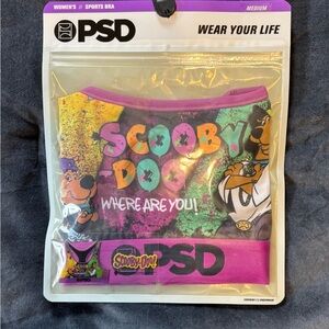 PSD Scooby-Doo Where Are You Sports Bra - Purple